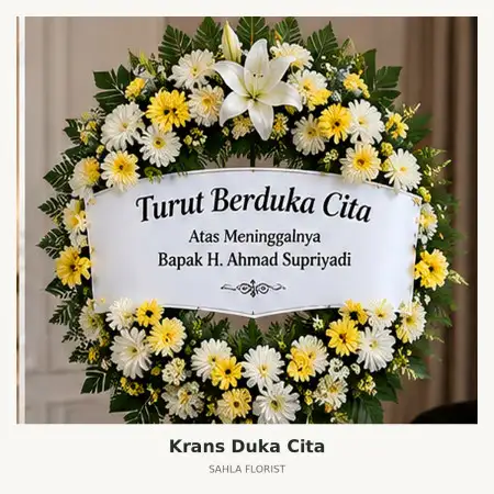 Krans Bunga Duka Bangka